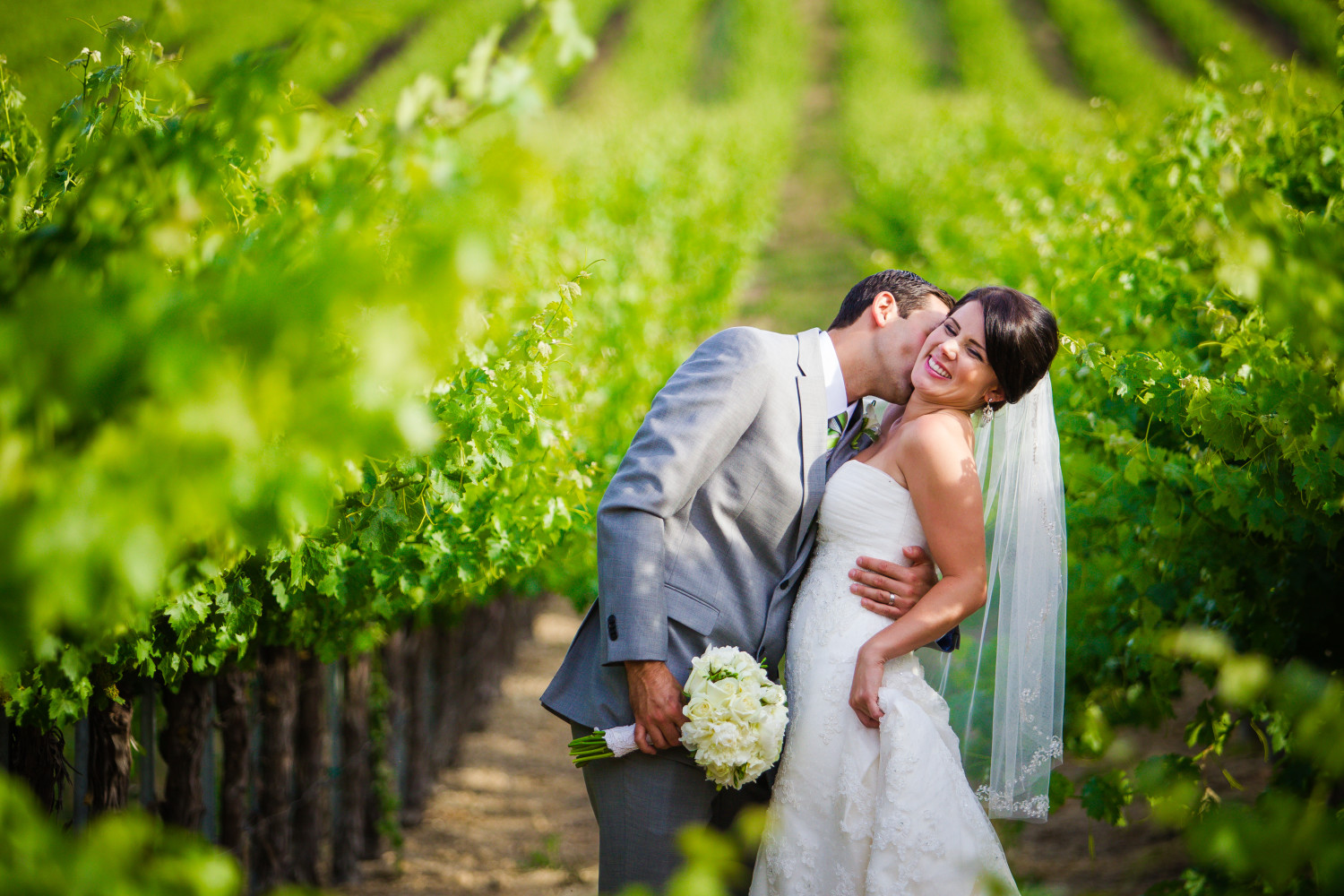 KIsses in the vineyard