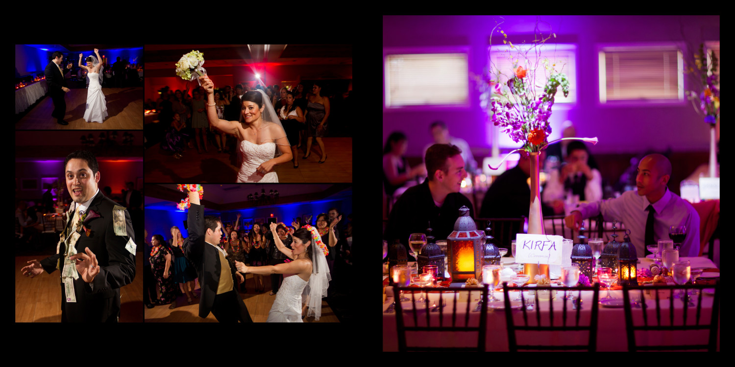 Cambria Pines Lodge wedding reception hall